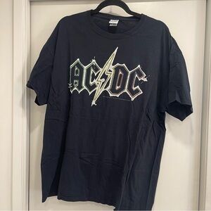 Junk Food AC/DC tshirt. Large. Worn/washed 1x